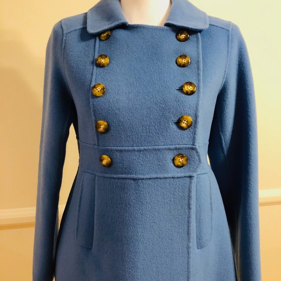 Reneevon of London Blue Wool Jacket Sz4 - Picture 2 of 7